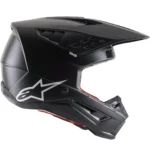 Prilba Alpinestars SM5 Solid Black matte – Obrázok 3