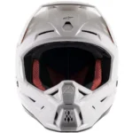Prilba Alpinestars SM5 Solid White glossy – Obrázok 3