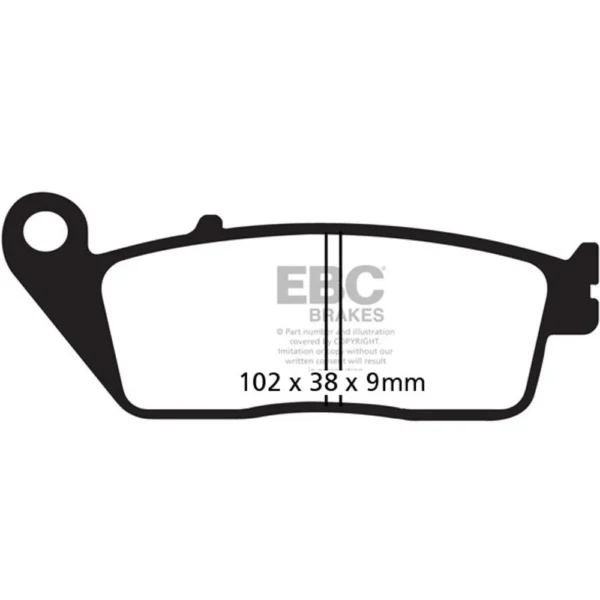 Brzdové platničky EBC FA226 (rôzne zmesi)