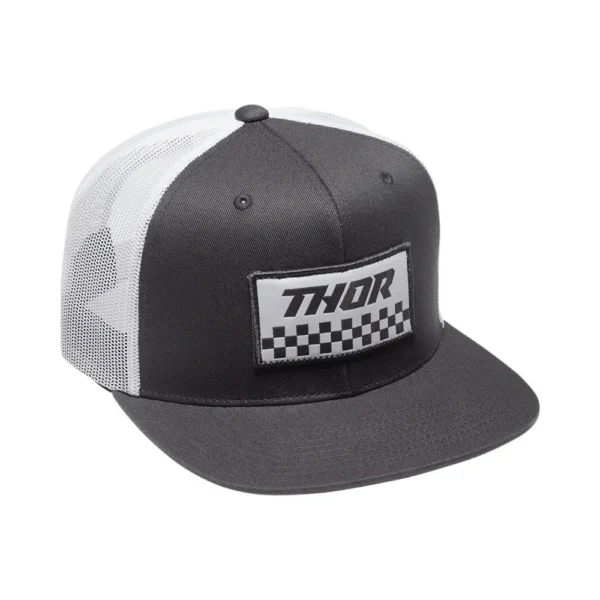 Šiltovka Thor Checker Grey/White