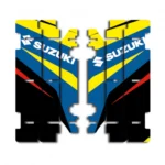 Nálepky na mriežky chladičov DREAM 4 Suzuki – Obrázok 3