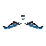Polepy DREAM 2 Blue Suzuki LTZ 400 03-10