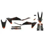 Polepy MAT BLACK KTM SX/SXF 23