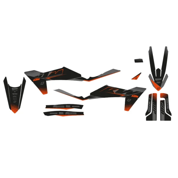 Polepy MAT BLACK KTM SX/SXF 23
