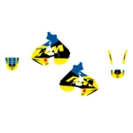 Polepy DREAM 5 Suzuki RM 125/250 96-00 – Obrázok 2