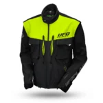Enduro bunda UFO TAIGA Neon yellow 2024 – Obrázok 2