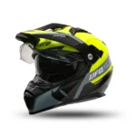 Prilba UFO ARIES Black/Neon yellow 2024 – Obrázok 2