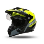 Prilba UFO ARIES Black/Neon yellow 2024 – Obrázok 3