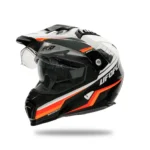 Prilba UFO ARIES White/Orange 2024 – Obrázok 3