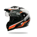 Prilba UFO ARIES White/Orange 2024 – Obrázok 2