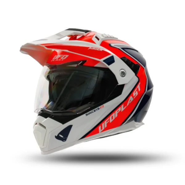 Prilba UFO ARIES White/Red 2024