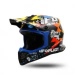 Detská prilba UFO KOREY Black/Yellow/Blue 2024