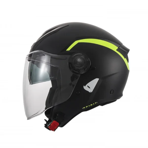 Prilba UFO SPIRIT Black/Neon yellow 2024