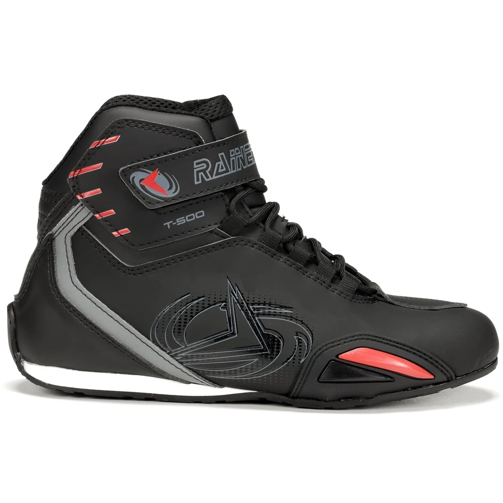 topanky-rainers-t-500-plus-red-black.webp Topánky Rainers T-500 PLUS-R Black Red – Obrázok 1