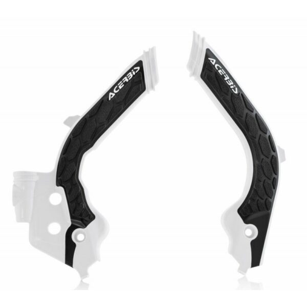 Kryty rámu X-GRIP Husqvarna FC/TC 19-, FE/TE (20-) bielo-čierny