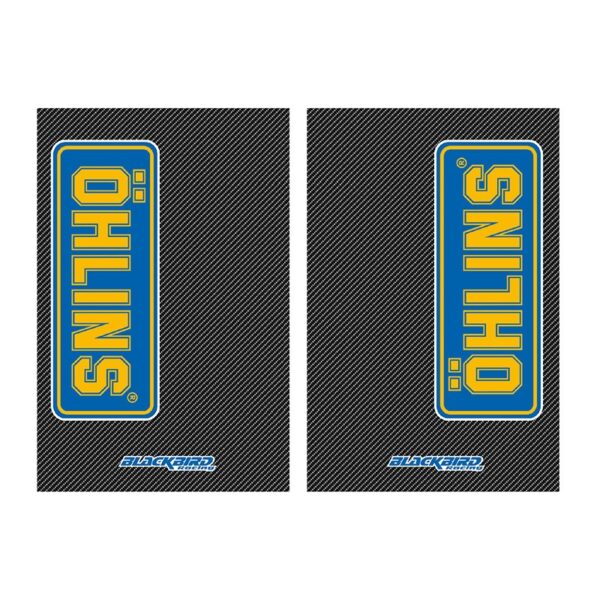 Polepy na predné tlmiče OHLINS – karbónové
