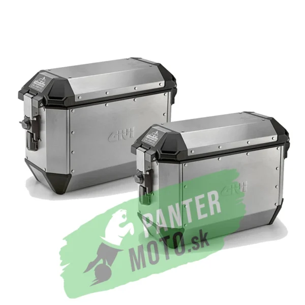 Bočné kufre TREKKER ALASKA 36L+36L strieborné