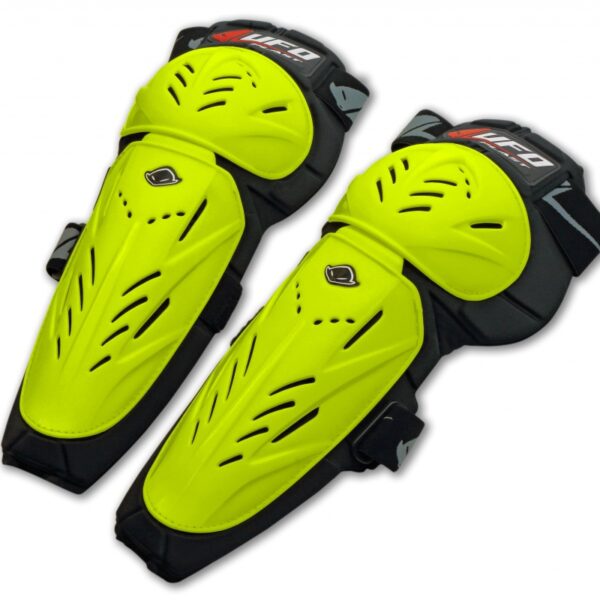 Chránič kolien UFO SHIN Limited neónovo žltý