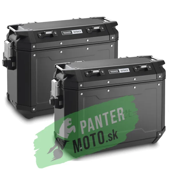 Bočné kufre TREKKER OUTBACK 37L+37L čierne
