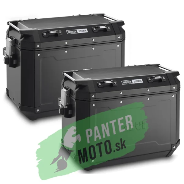Bočné kufre TREKKER OUTBACK 48L+48L čierne