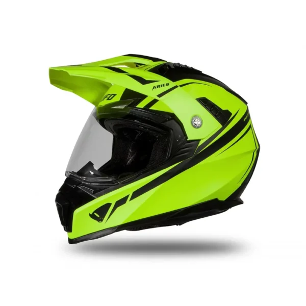 Prilba UFO ARIES Neon green/Black 2023