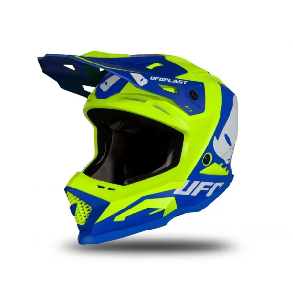 Prilba UFO ECHUS Blue/Neon yellow 2025