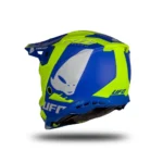 Prilba UFO ECHUS Blue/Neon yellow 2025 – Obrázok 3