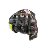 Rukavice Garibaldi NEXUS Gari Black fluo and red – Obrázok 4