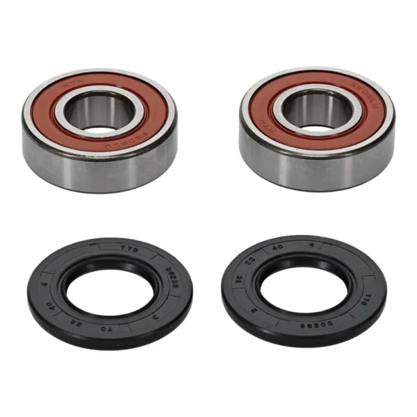 Sada ložísk a gufier predného kolesa Kawasaki KX 125/250/500 85-93