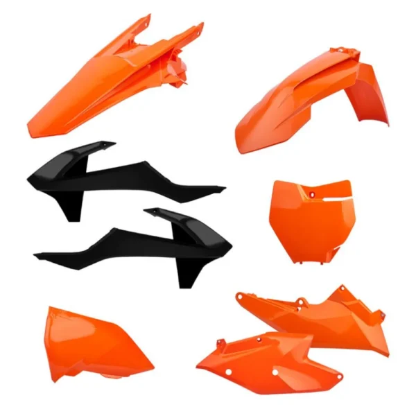 Sada plastov KTM EXC/EXC-F/XC-W/XCF-W 17-19 FLO ORANGE