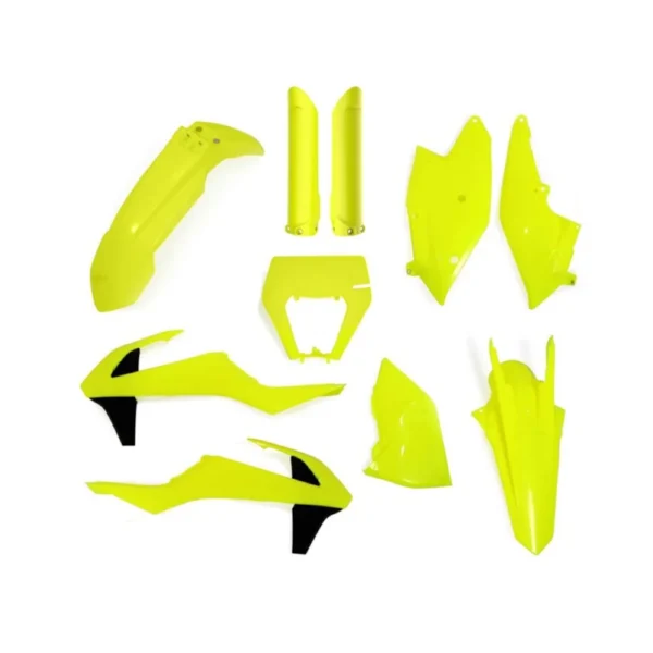 Sada plastov KTM EXC/EXC-F/XC-W/XCF-W 17-19 FLO YELLOW