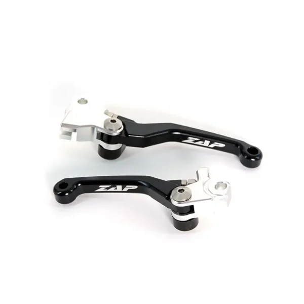 Výklopné páčky ZAP TechniX Suzuki RMZ 250/450, Kawasaki KXF 250 04, KX 65/85 16-20 (čierne)