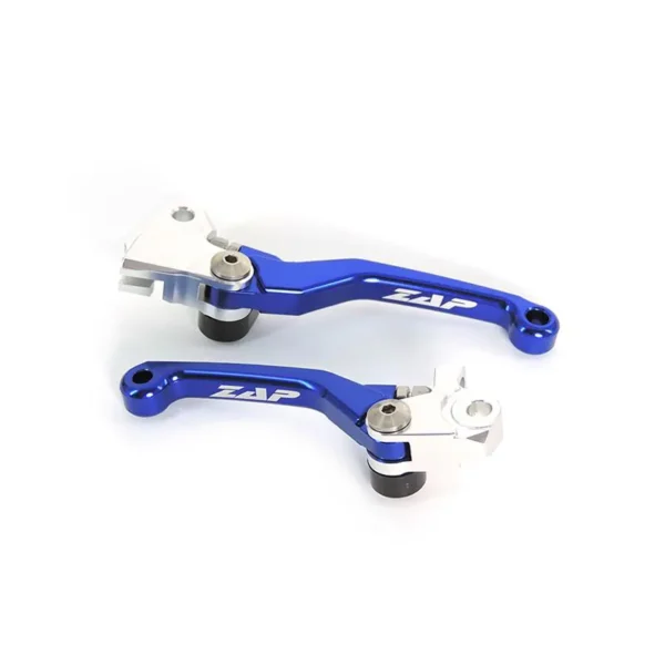 Výklopné páčky ZAP TechniX Kawasaki KXF 250 13-20, KXF 450 13-18 (modré)