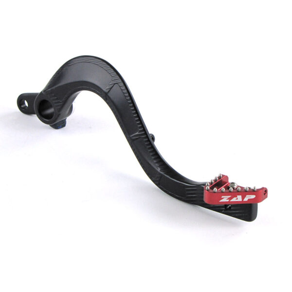 Brzdový pedál Kawasaki KXF 250/450 (06-17), KLX 450 R (08-17) – červený