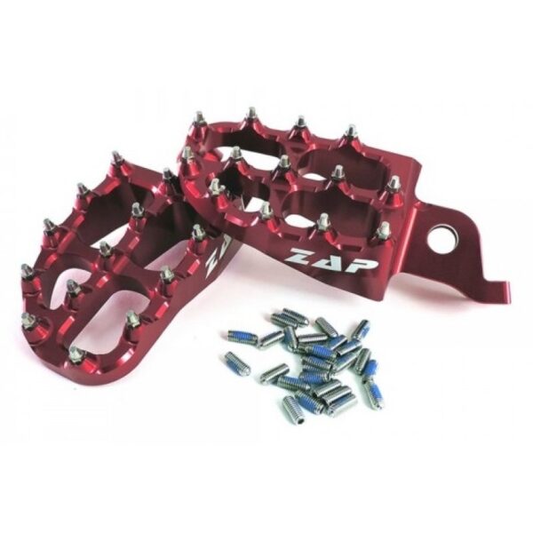 Stupačky ZAP TechniX Suzuki RMZ 250 10+, RMZ450 08+ bordové