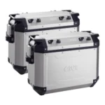 Bočné kufre TREKKER OUTBACK 37L+37L strieborné