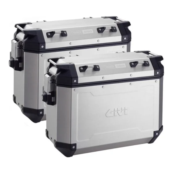 Bočné kufre TREKKER OUTBACK 37L+37L strieborné