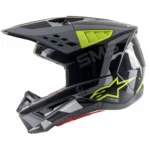 Prilba Alpinestars SM5 Rover Anthracite fluo yellow grey – Obrázok 2