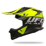 Prilba UFO INTREPID Black/Neon yellow 2025 – Obrázok 2