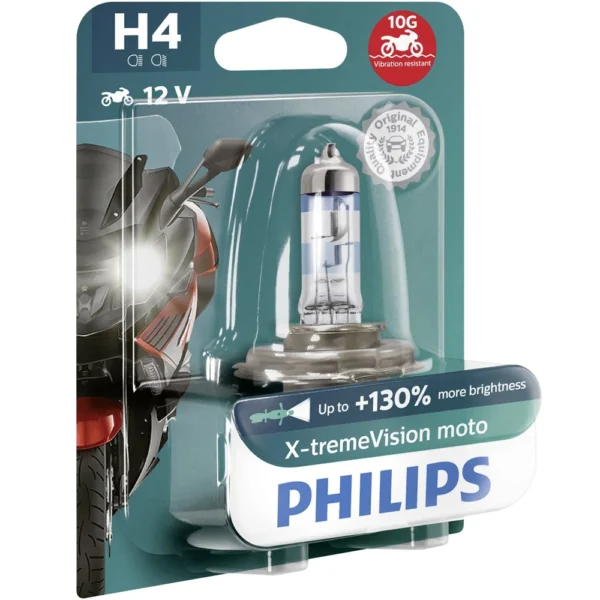 Žiarovka PHILIPS H4 X-tremeVision Moto +130%