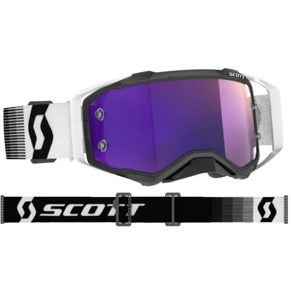 Okuliare SCOTT Prospect CH Premium Black/White Mirror Purple