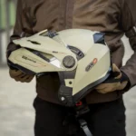 Prilba Garibaldi G110 Grey Fluor – Obrázok 6