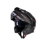 Prilba Garibaldi G110 Matt Black Red – Obrázok 2