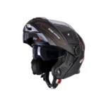 Prilba Garibaldi G110 Matt Black Red – Obrázok 4