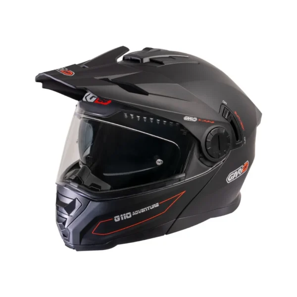 Prilba Garibaldi G110 Matt Black Red