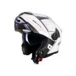 Prilba Garibaldi G110 White Red – Obrázok 4