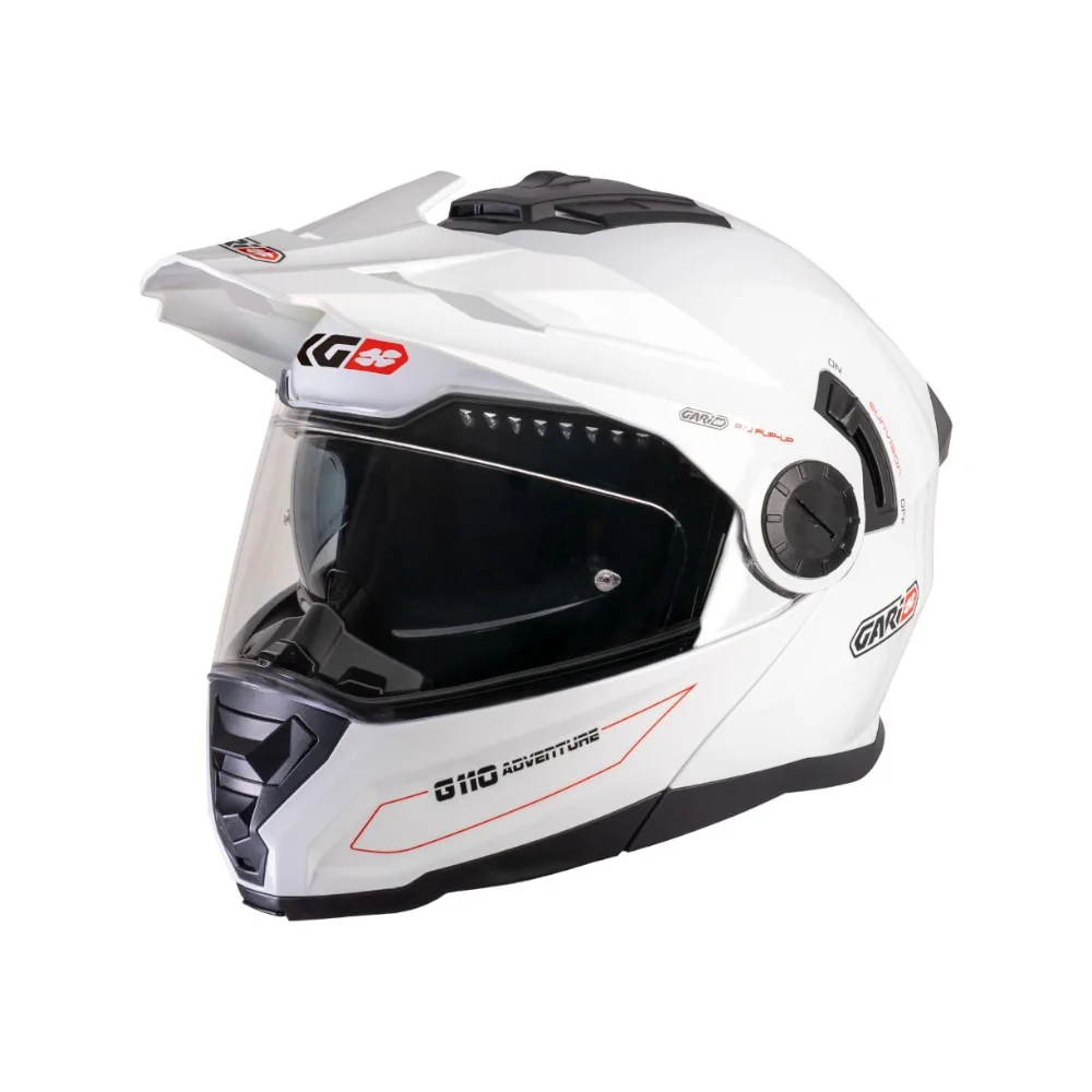 adventure prilba garibaldi g110 GH6804-WHT Prilba Garibaldi G110 White Red – Obrázok 1
