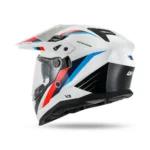 Prilba UFO COSMOS White, Blue and Red – Obrázok 9