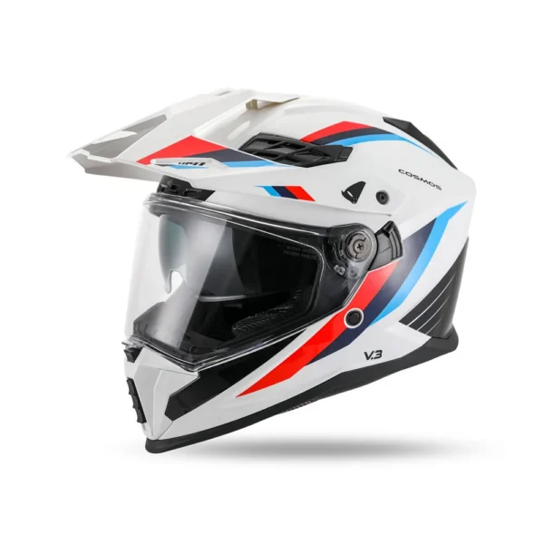 Prilba UFO COSMOS White, Blue and Red