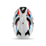 Prilba UFO COSMOS White, Blue and Red – Obrázok 3